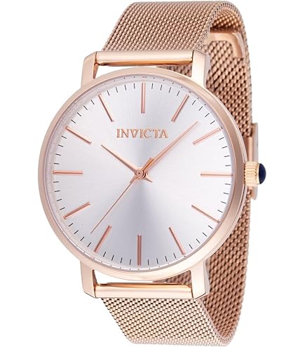 Amazon.com: Invicta Angel Lady 38mm Stainless Steel Rose Gold Pink